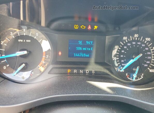 1FA6P0G79G5102375 2016 FORD FUSION Silver Instrument cluster view