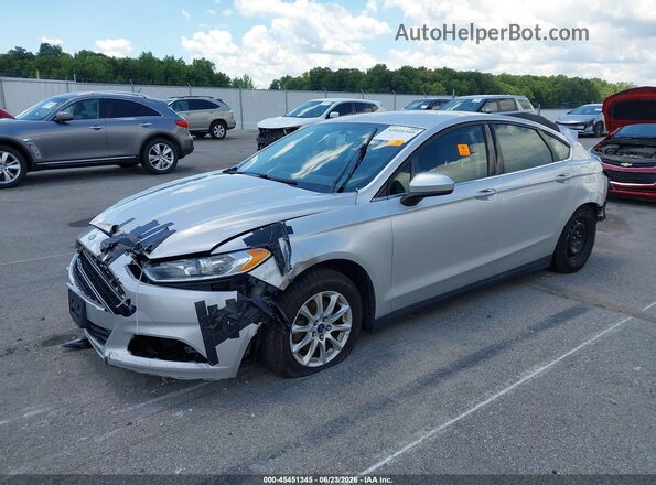 1FA6P0G79G5103283 2016 FORD FUSION Silver Przód lewy
