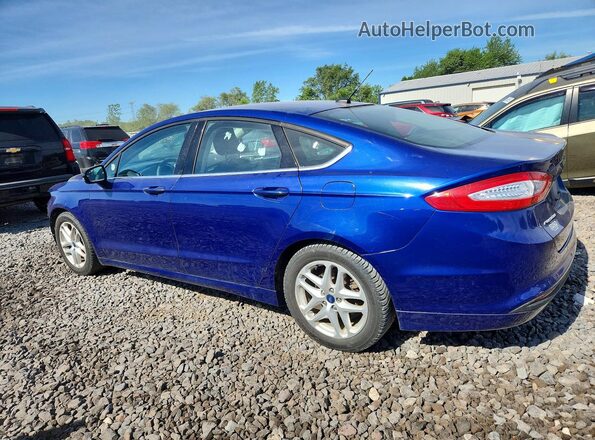 1FA6P0H75G5113646 2016 FORD FUSION Синий Задняя левая четверть