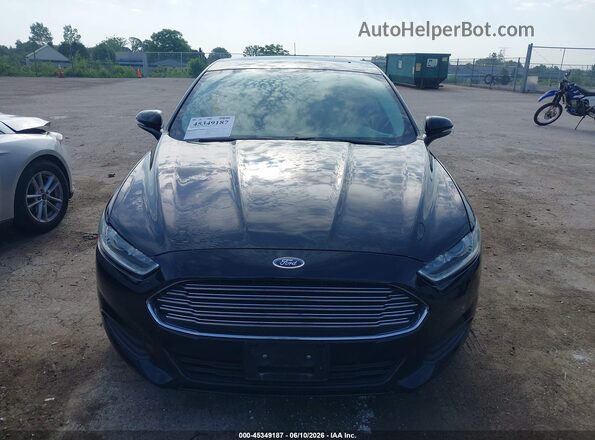 1FA6P0H75G5128552 2016 FORD FUSION Черный Вид щитка приборов