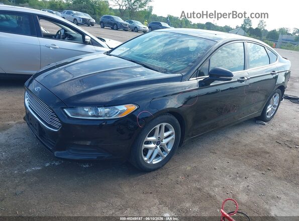 1FA6P0H75G5128552 2016 FORD FUSION Черный Передняя левая четверть