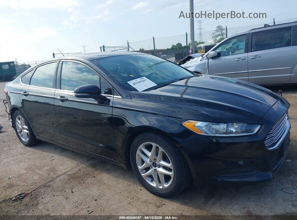 1FA6P0H75G5128552 2016 FORD FUSION Черный Вид задней части салона