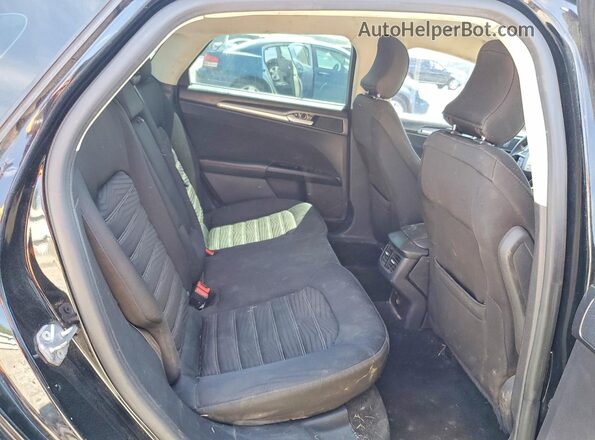 1FA6P0H7XG5105252 2016 FORD FUSION Black Հետևի նստատեղերի տեսք