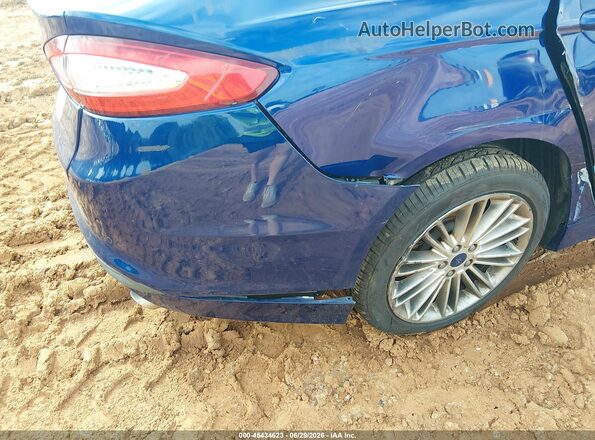 1FA6P0HD1G5118669 2016 FORD FUSION Синий Вид спереди