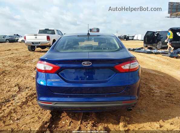 1FA6P0HD1G5118669 2016 FORD FUSION Синий 
