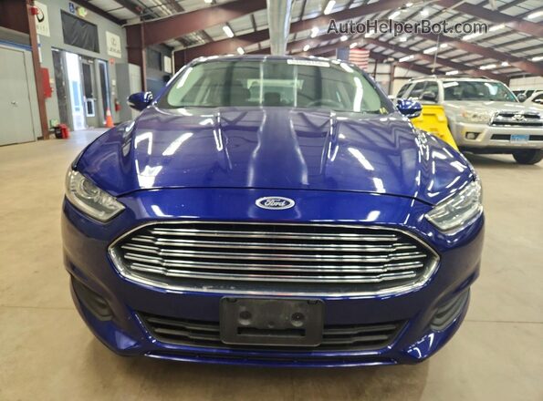 1FA6P0HD3G5113411 2016 FORD FUSION Blue Widok z przodu