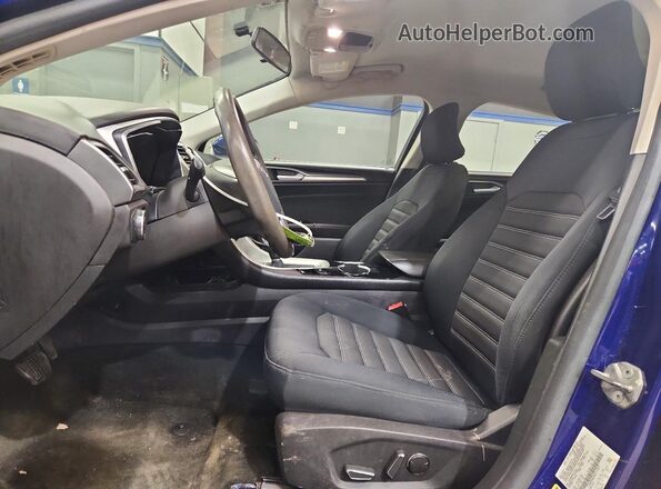 1FA6P0HD3G5113411 2016 FORD FUSION Blue Widok wnętrza z przodu