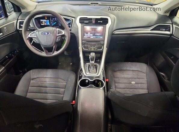 1FA6P0HD3G5113411 2016 FORD FUSION Blue Widok deski rozdzielczej