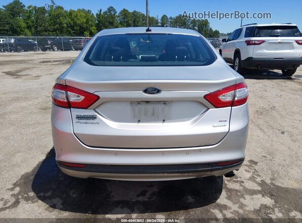 1FA6P0HD7G5132852 2016 FORD FUSION Silver 