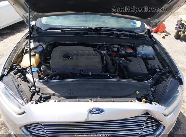 1FA6P0HD7G5132852 2016 FORD FUSION Silver Вид ззаду