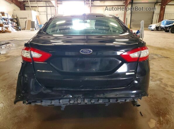 1FA6P0HD8G5124601 2016 FORD FUSION Черный Вид сзади