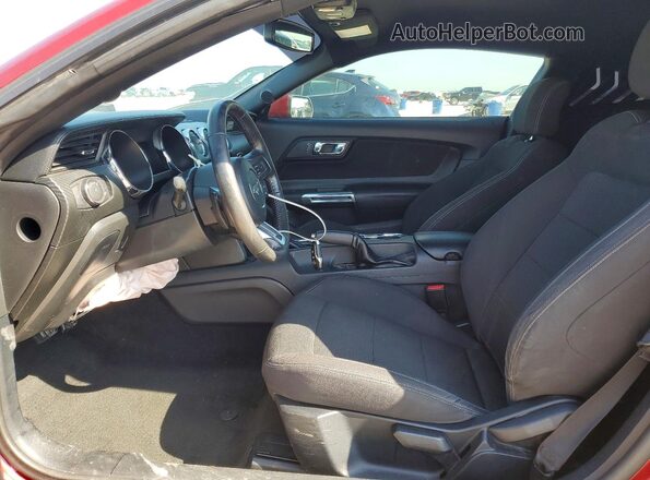 1FA6P8AM0G5298591 2016 FORD MUSTANG Red Вид салону спереду