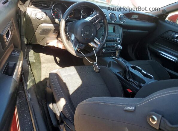 1FA6P8AM0G5298591 2016 FORD MUSTANG Red Вид панелі приладів