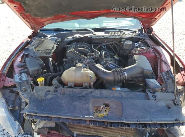 1FA6P8AM0G5298591 2016 FORD MUSTANG Red Вид задньої частини салону