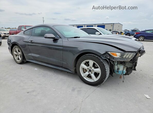 1FA6P8AM0H5277063 2017 FORD MUSTANG Серый Передняя правая четверть