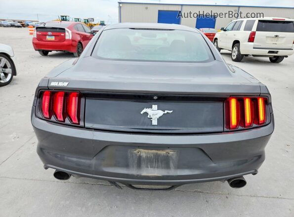 1FA6P8AM0H5277063 2017 FORD MUSTANG Серый Вид сзади