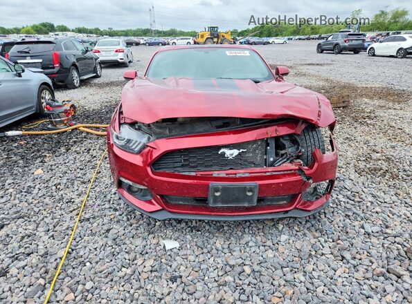 1FA6P8AM2G5212147 2016 FORD MUSTANG Бордовый Вид спереди