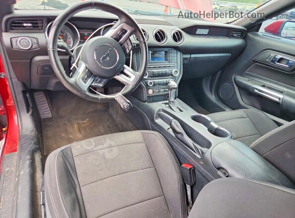 1FA6P8AM2G5212147 2016 FORD MUSTANG Бордовый Вид панели приборов