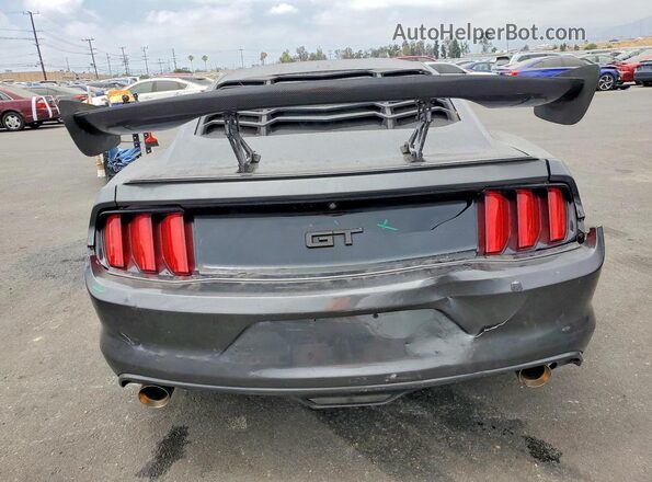 1FA6P8AM2G5280951 2016 FORD MUSTANG Gray Հետևի տեսք