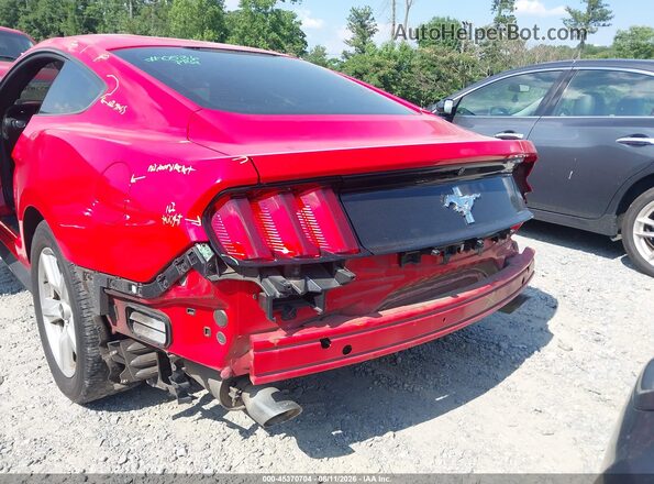 1FA6P8AM2H5228107 2017 FORD MUSTANG Red Widok z przodu