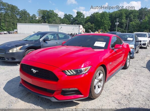 1FA6P8AM2H5228107 2017 FORD MUSTANG Red Przód lewy