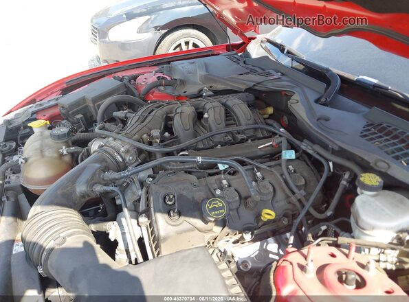 1FA6P8AM2H5228107 2017 FORD MUSTANG Red Widok z tyłu