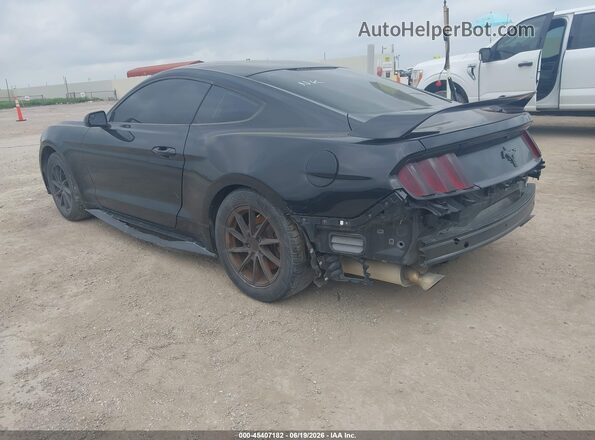 1FA6P8AM2H5322956 2017 FORD MUSTANG Black Trasero izquierdo
