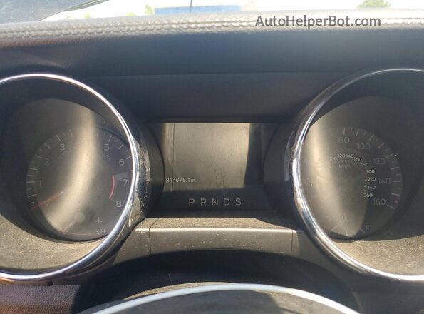 1FA6P8AM3G5201691 2016 FORD MUSTANG Black ხელსაწყოთა პანელის ხედი