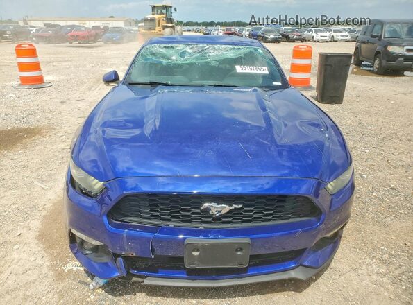 1FA6P8AM3G5210990 2016 FORD MUSTANG Blue Front view