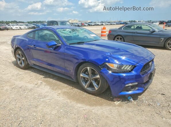 1FA6P8AM3G5210990 2016 FORD MUSTANG Blue Front right