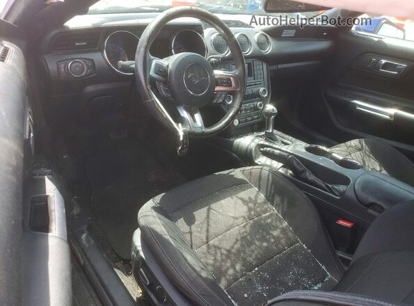 1FA6P8AM3G5210990 2016 FORD MUSTANG Blue Dashboard view