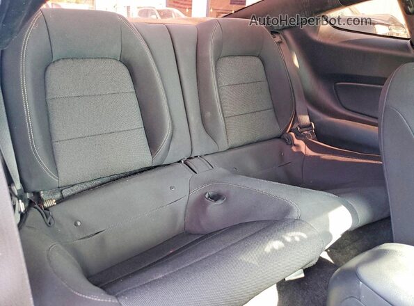 1FA6P8AM3H5237303 2017 FORD MUSTANG Black Vista de los asientos traseros