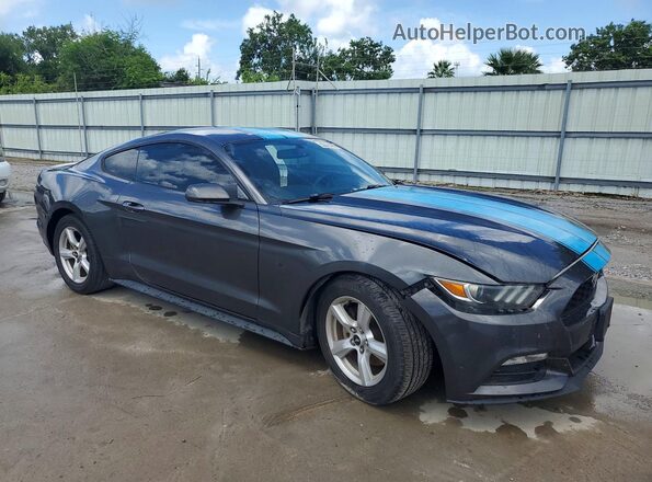 1FA6P8AM3H5249824 2017 FORD MUSTANG Gray Առջևի աջ