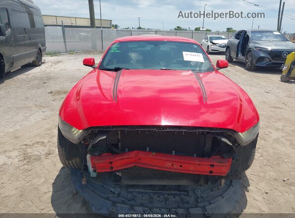 1FA6P8AM3H5332766 2017 FORD MUSTANG Red Вид задньої частини салону