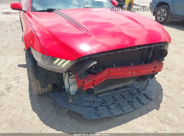 1FA6P8AM3H5332766 2017 FORD MUSTANG Red Вид спереду