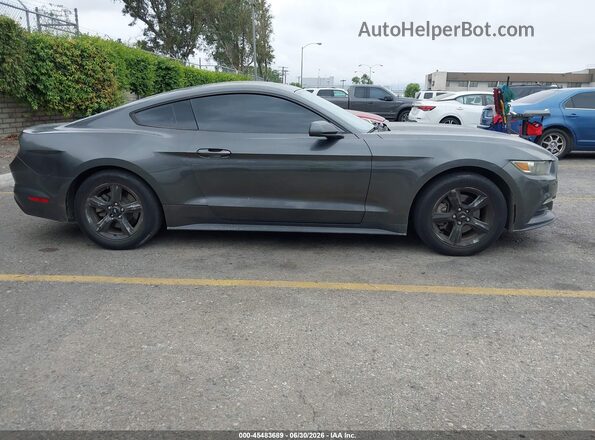 1FA6P8AM4H5213978 2017 FORD MUSTANG Серый Вид задней части салона