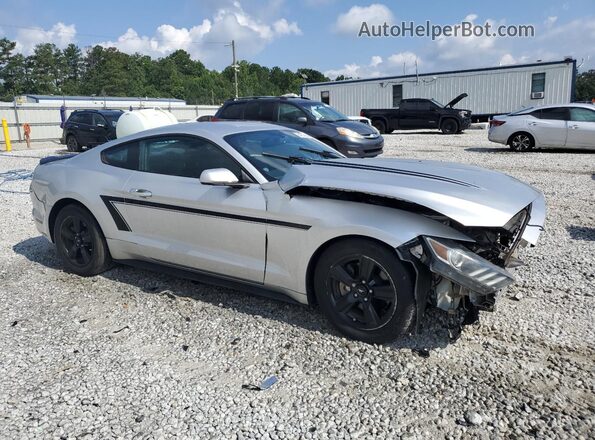 1FA6P8AM5G5245238 2016 FORD MUSTANG Silver Delantero derecho