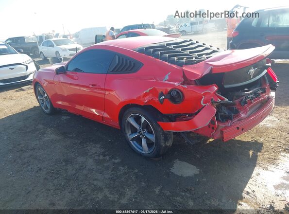 1FA6P8AM5G5334758 2016 FORD MUSTANG Red Rear left