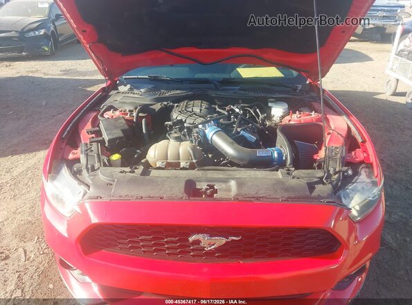 1FA6P8AM5G5334758 2016 FORD MUSTANG Red Rear view