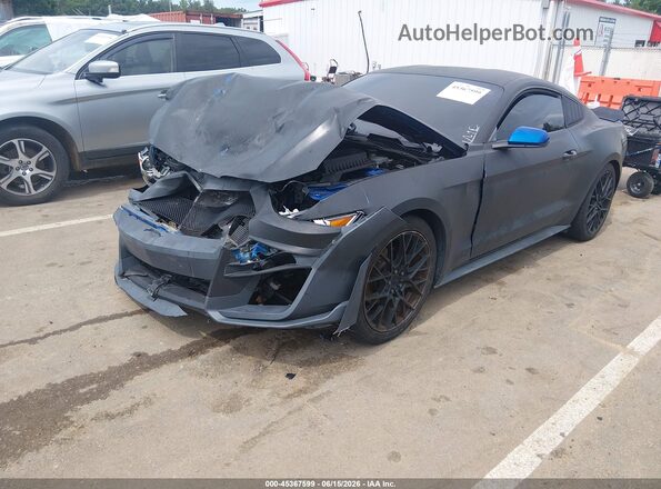 1FA6P8AM5H5224505 2017 FORD MUSTANG Black Front left