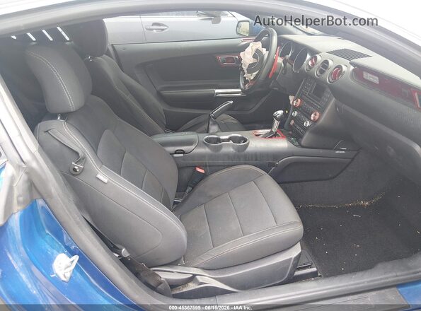 1FA6P8AM5H5224505 2017 FORD MUSTANG Black Front interior view