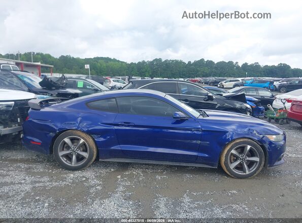 1FA6P8AM6G5204780 2016 FORD MUSTANG Blue Vista del cuadro de instrumentos