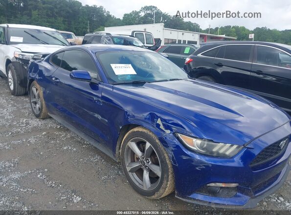 1FA6P8AM6G5204780 2016 FORD MUSTANG Blue Vista frontal