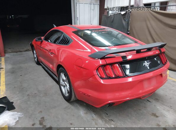 1FA6P8AM6G5215892 2016 FORD MUSTANG Красный Задняя левая четверть