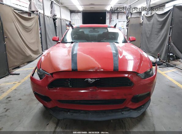 1FA6P8AM6G5215892 2016 FORD MUSTANG Красный Вид щитка приборов
