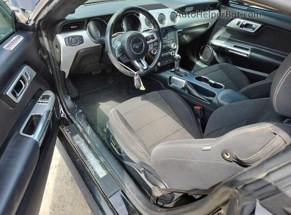 1FA6P8AM6G5335627 2016 FORD MUSTANG Black Вид панелі приладів