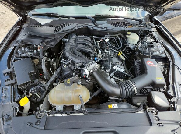 1FA6P8AM6G5335627 2016 FORD MUSTANG Black Вид задньої частини салону
