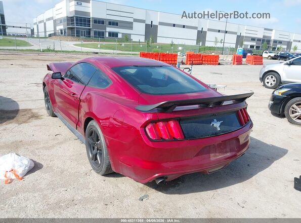 1FA6P8AM6H5244679 2017 FORD MUSTANG Red Trasero izquierdo