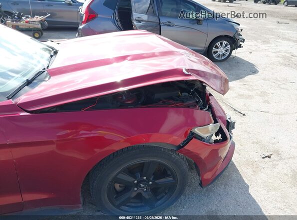 1FA6P8AM6H5244679 2017 FORD MUSTANG Red Vista frontal