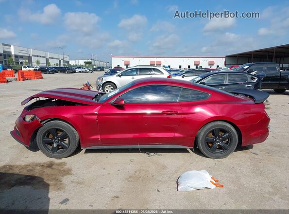 1FA6P8AM6H5244679 2017 FORD MUSTANG Red Vista del cuadro de instrumentos